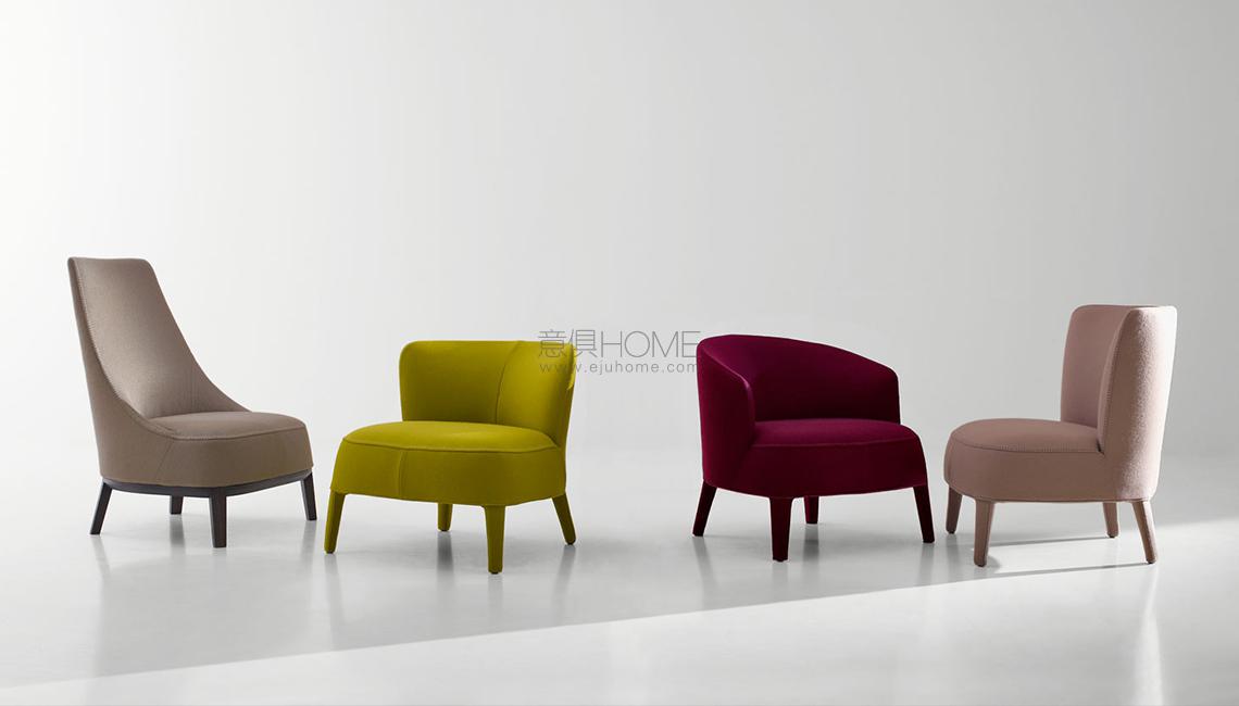 FEBO休閑椅+腳凳