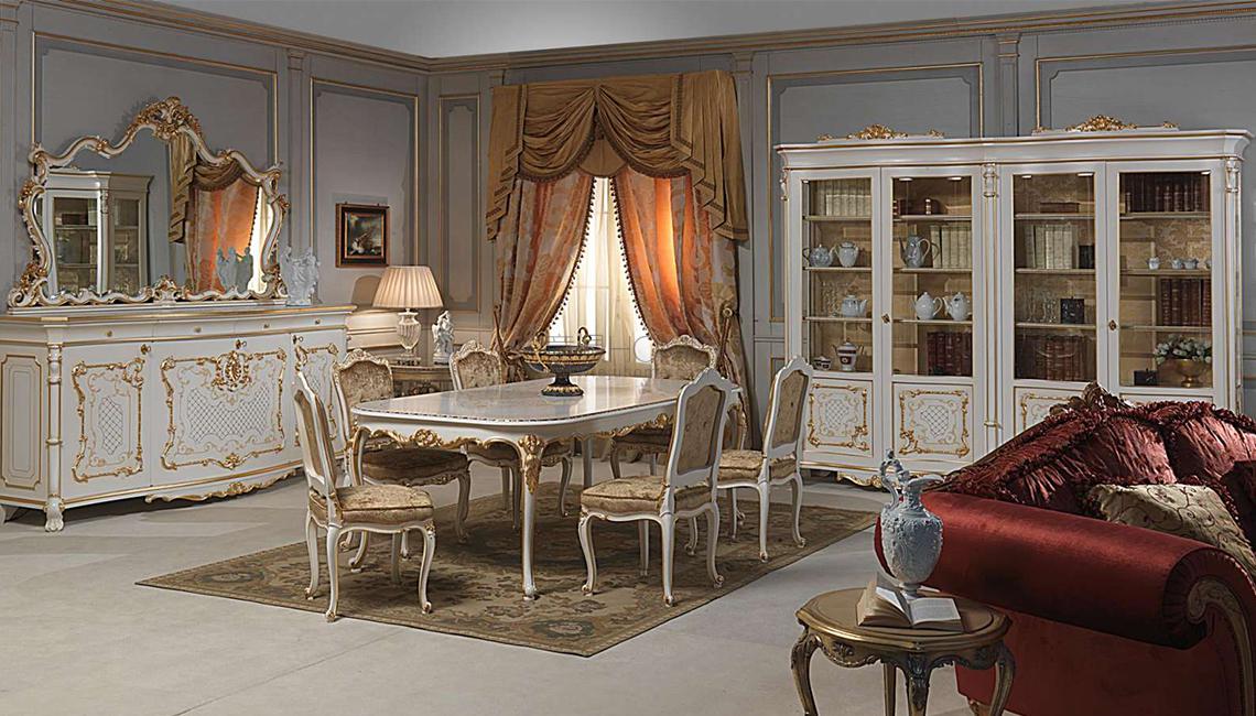 4Classic Dining room Louis XV Venice 餐桌