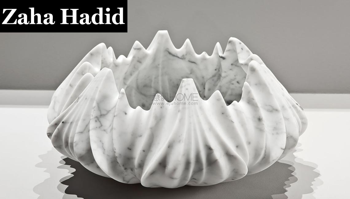 CITCOTAU-Vase Small大理石花瓶 zaha hadid