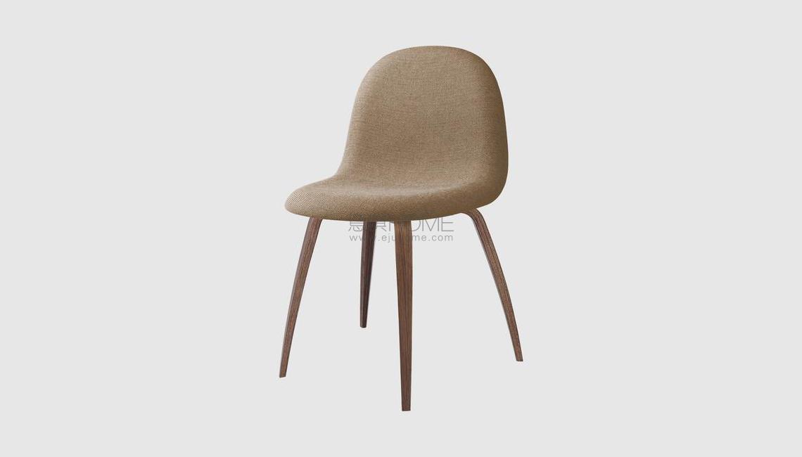 3D Dining Chair - Fully Upholstered - Wood base椅子