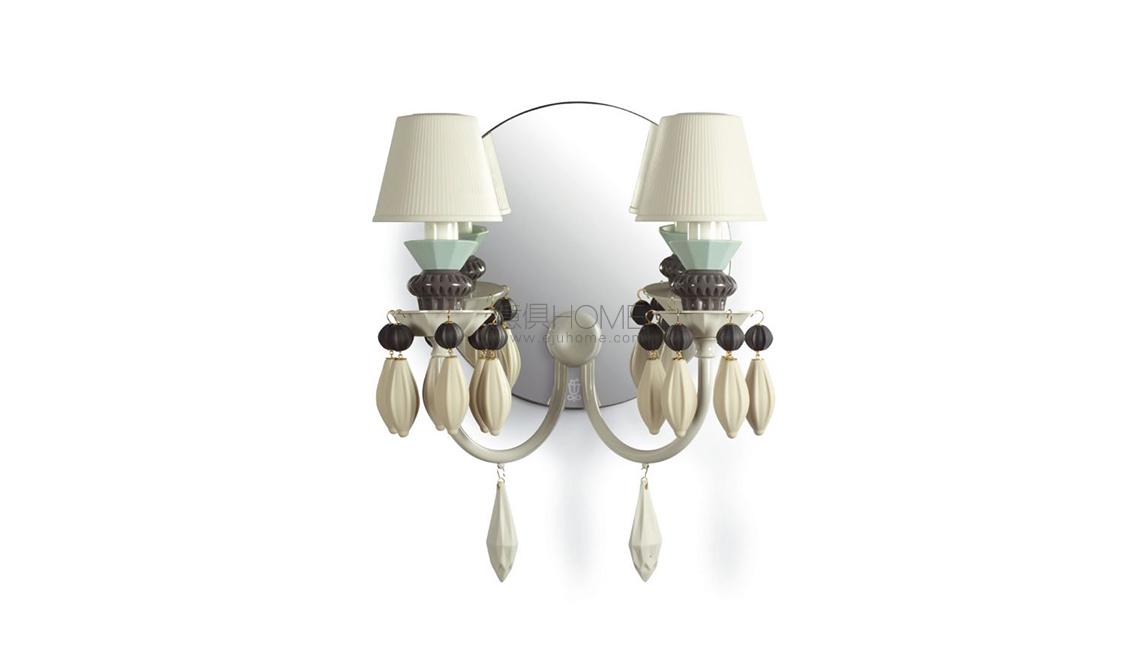 Belle de Nuit 2 Lights Wall Sconce. Black壁燈