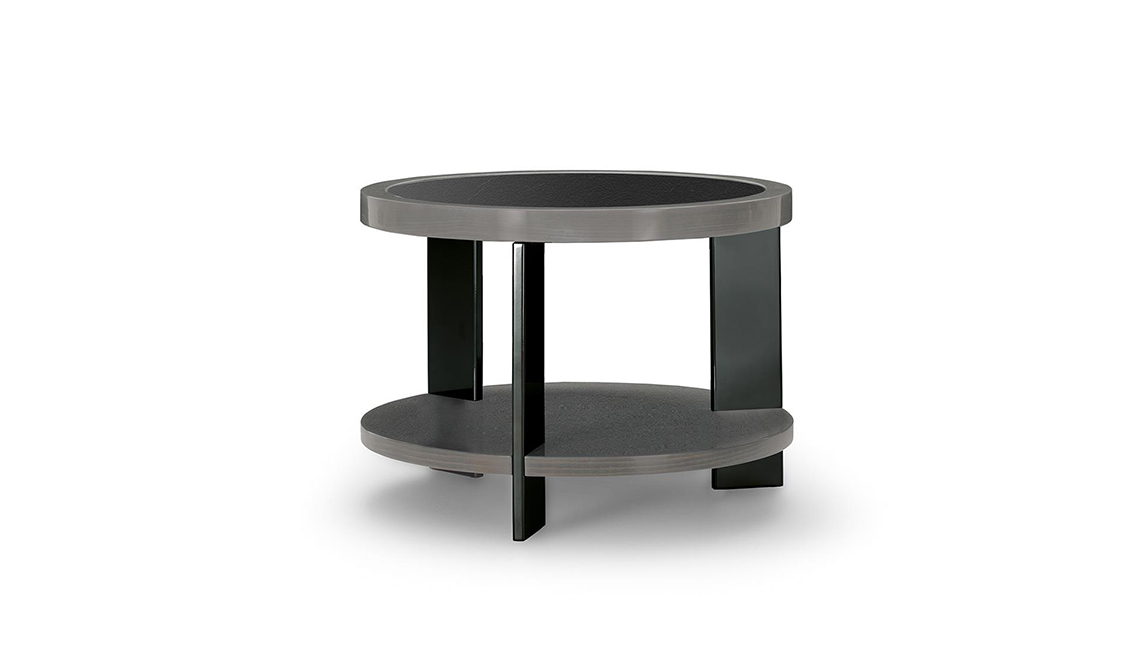 Tavolino tondo da 70 Black & More邊幾