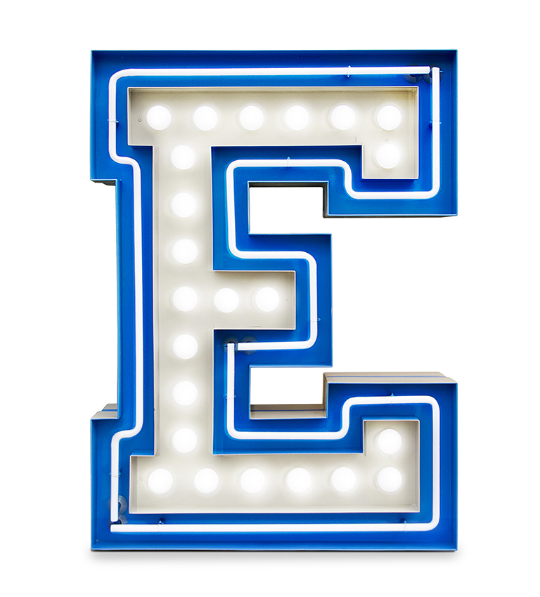 LETTER E 落地燈