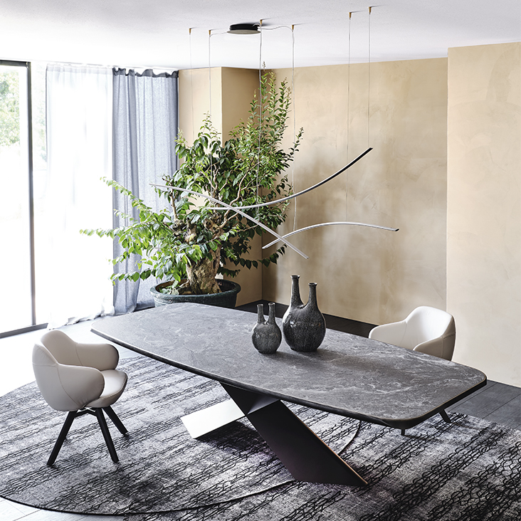 Tyron Keramik Premium長(zhǎng)餐桌