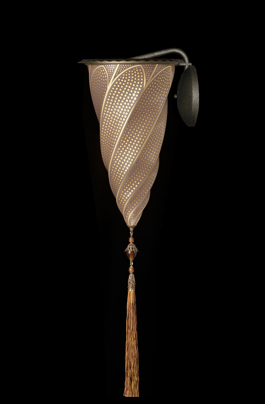 Venetia studiumvCesendello gold mosaic glass applique lamp 壁燈