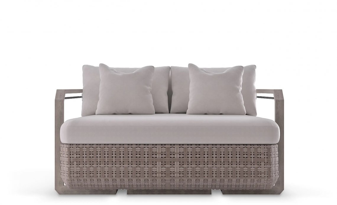 LUXXUHAMPTON WOOD TWO SEAT SOFA多人沙發