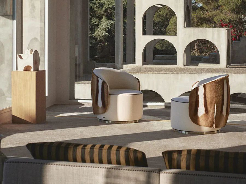 FENDI CASA休閑椅 | 精致時尚的空間點綴