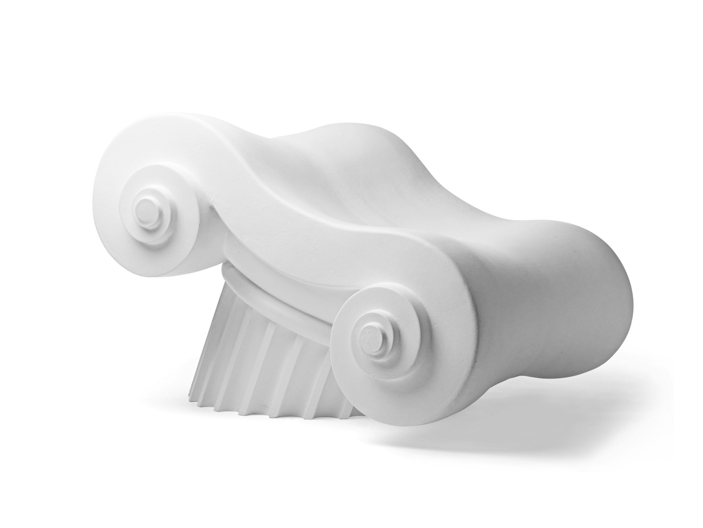 GuframCapitello 羅馬柱頭白色休閑椅