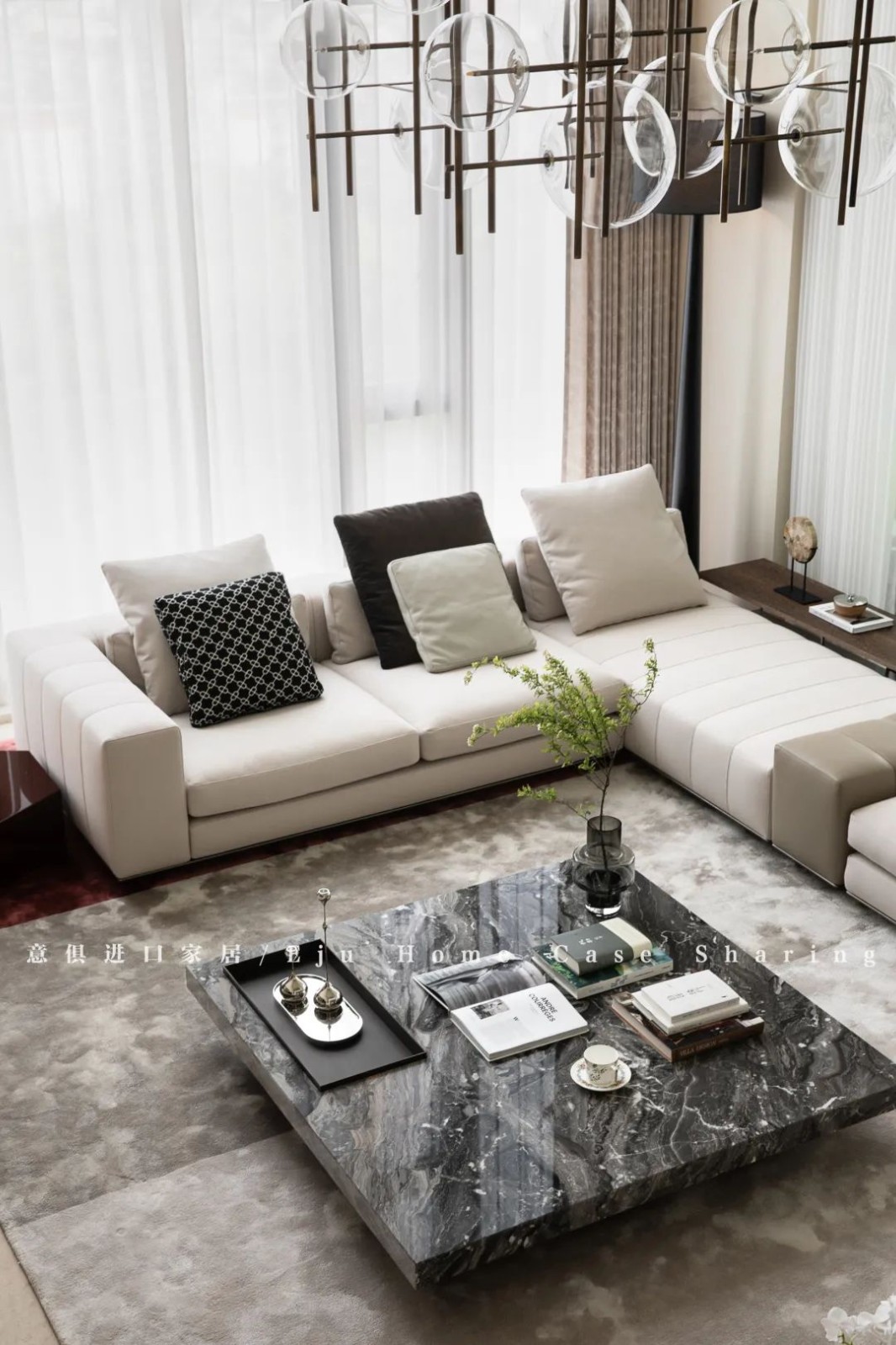 【杭州鳳起潮鳴精品案例】鐘愛Minotti品牌的優(yōu)雅紳士家居美學