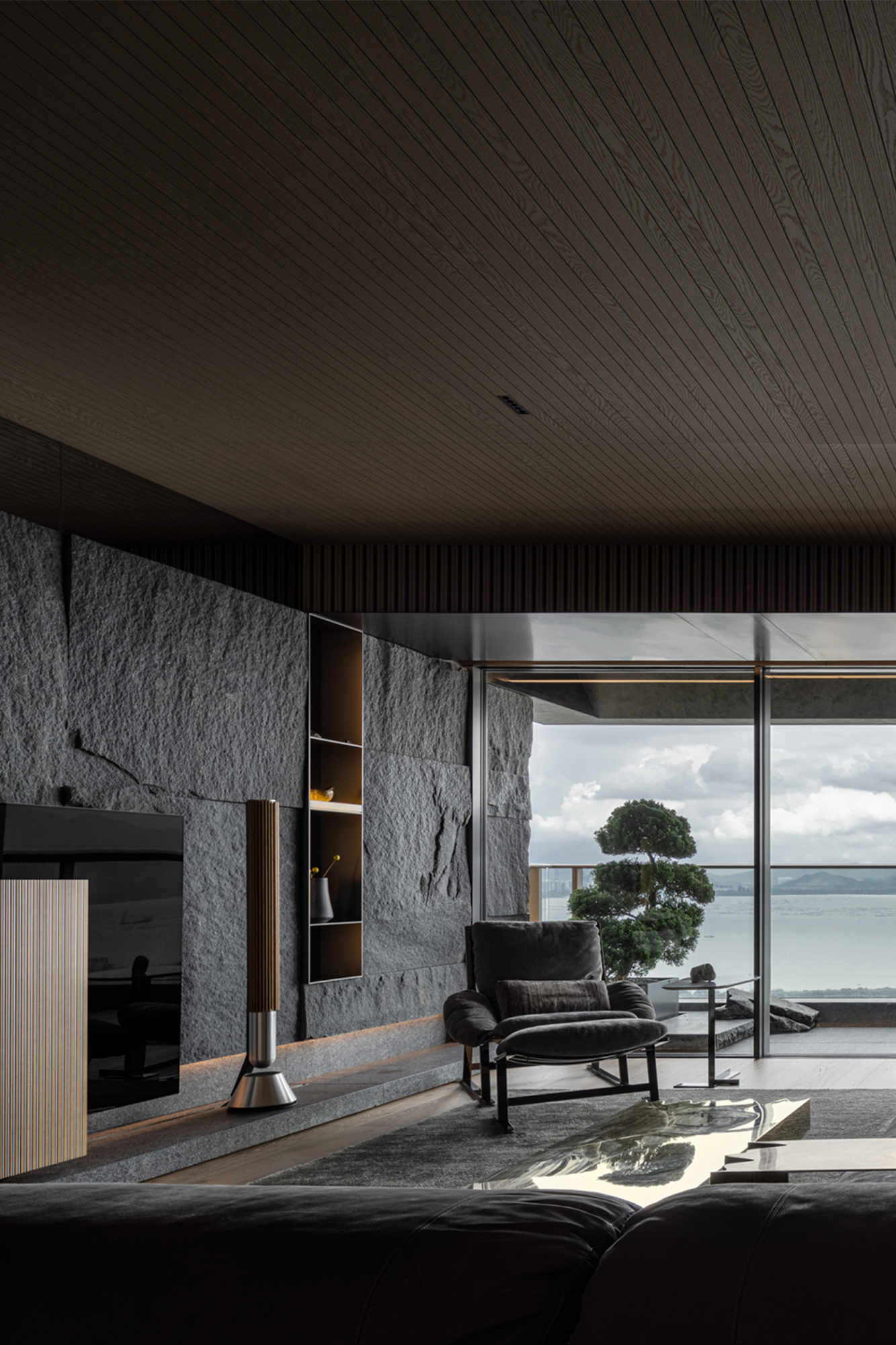 【深圳海景大平層配送實拍】奢華大橫廳Baxter品牌的家居美學