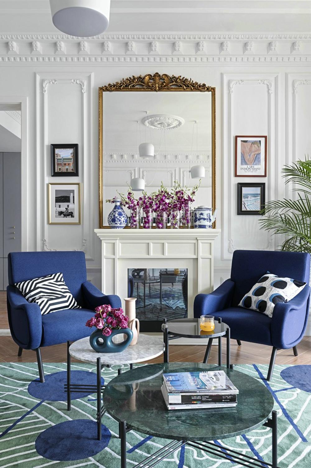 經典法式大宅碰撞現代感十足的個性家具